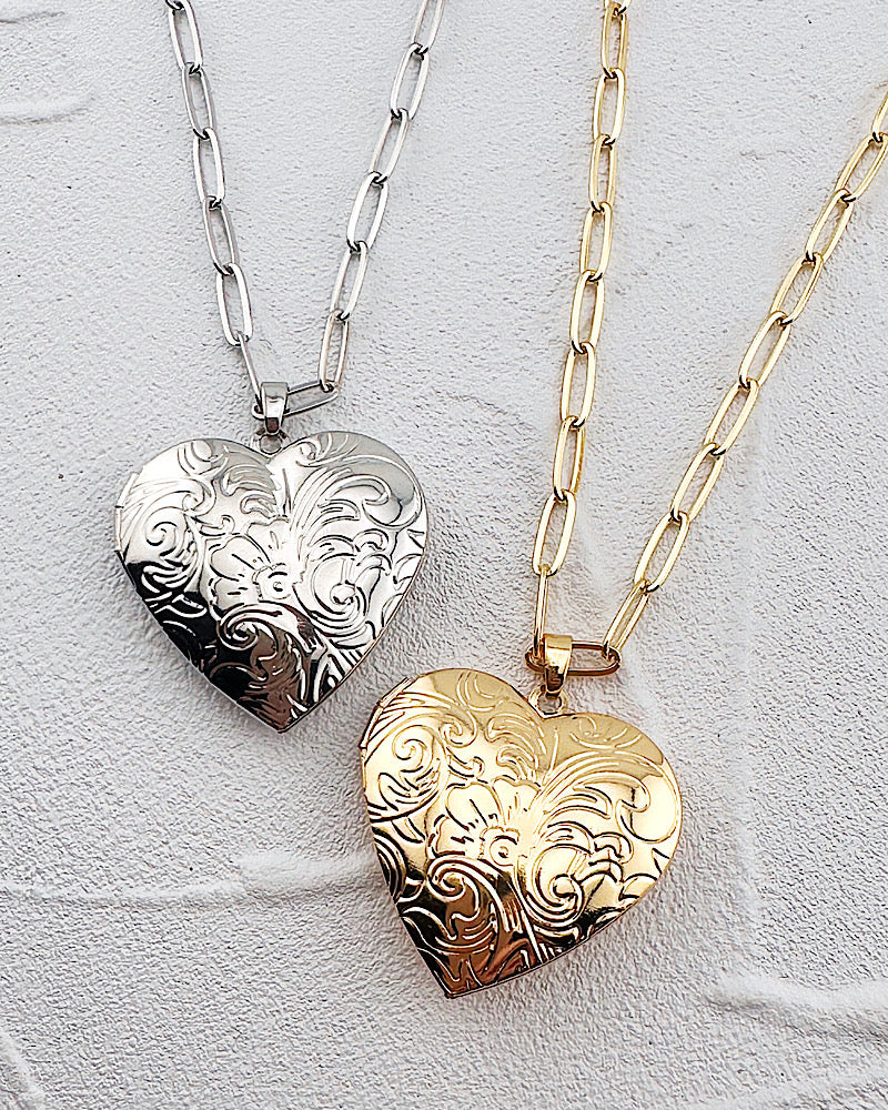 My Love Heart Locket Necklace