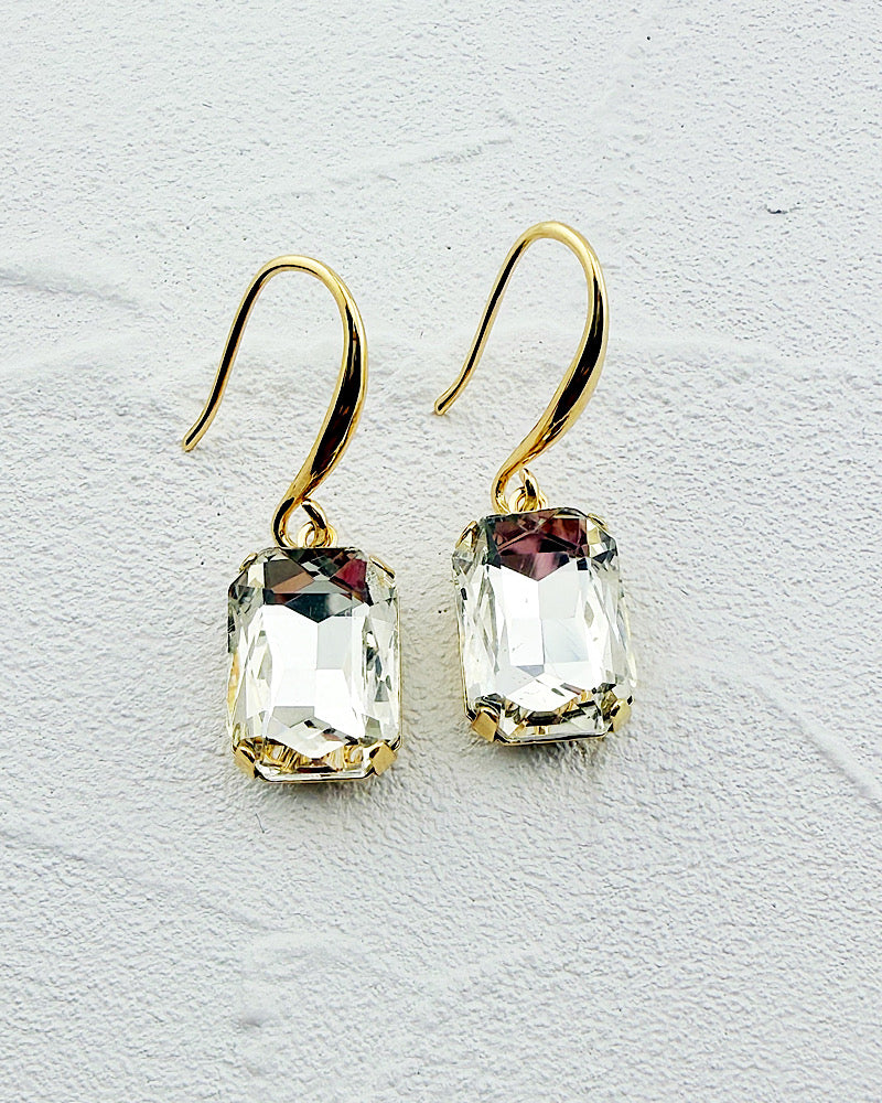 Crystal Couture Clear Earrings