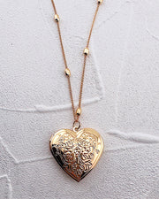 Vision Of Love Long Locket Necklace