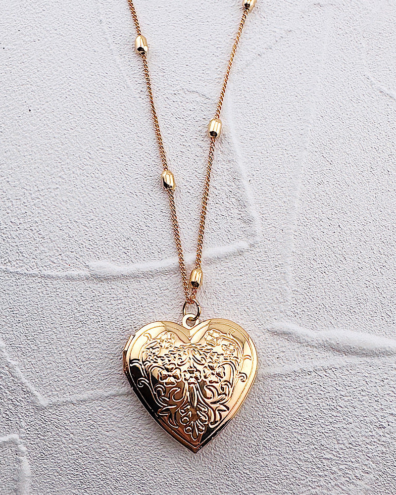 Vision Of Love Long Locket Necklace