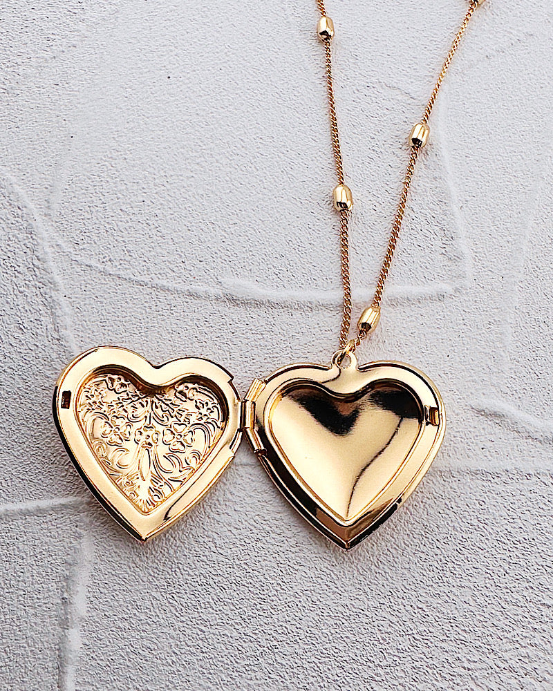 Vision Of Love Long Locket Necklace