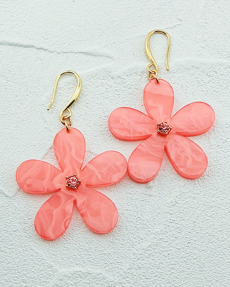 Petal Party Pink Earrings