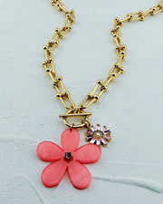 Petal Party Pink Necklace
