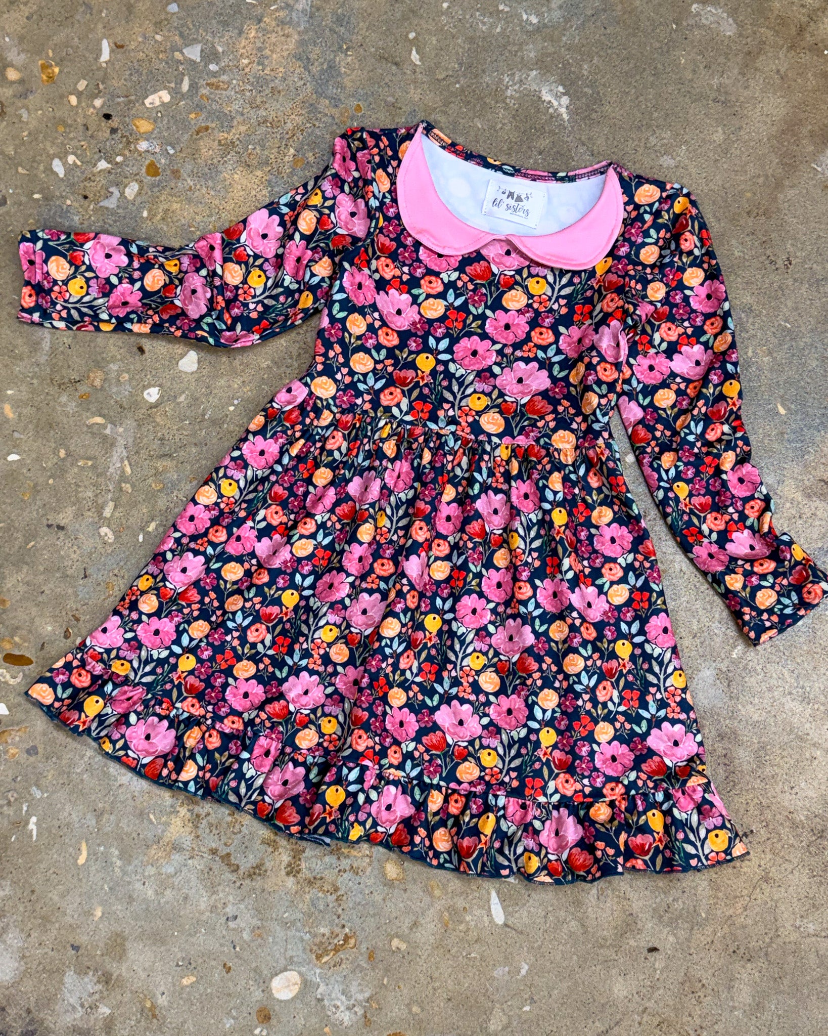 Boho Blossoms Collared Dress