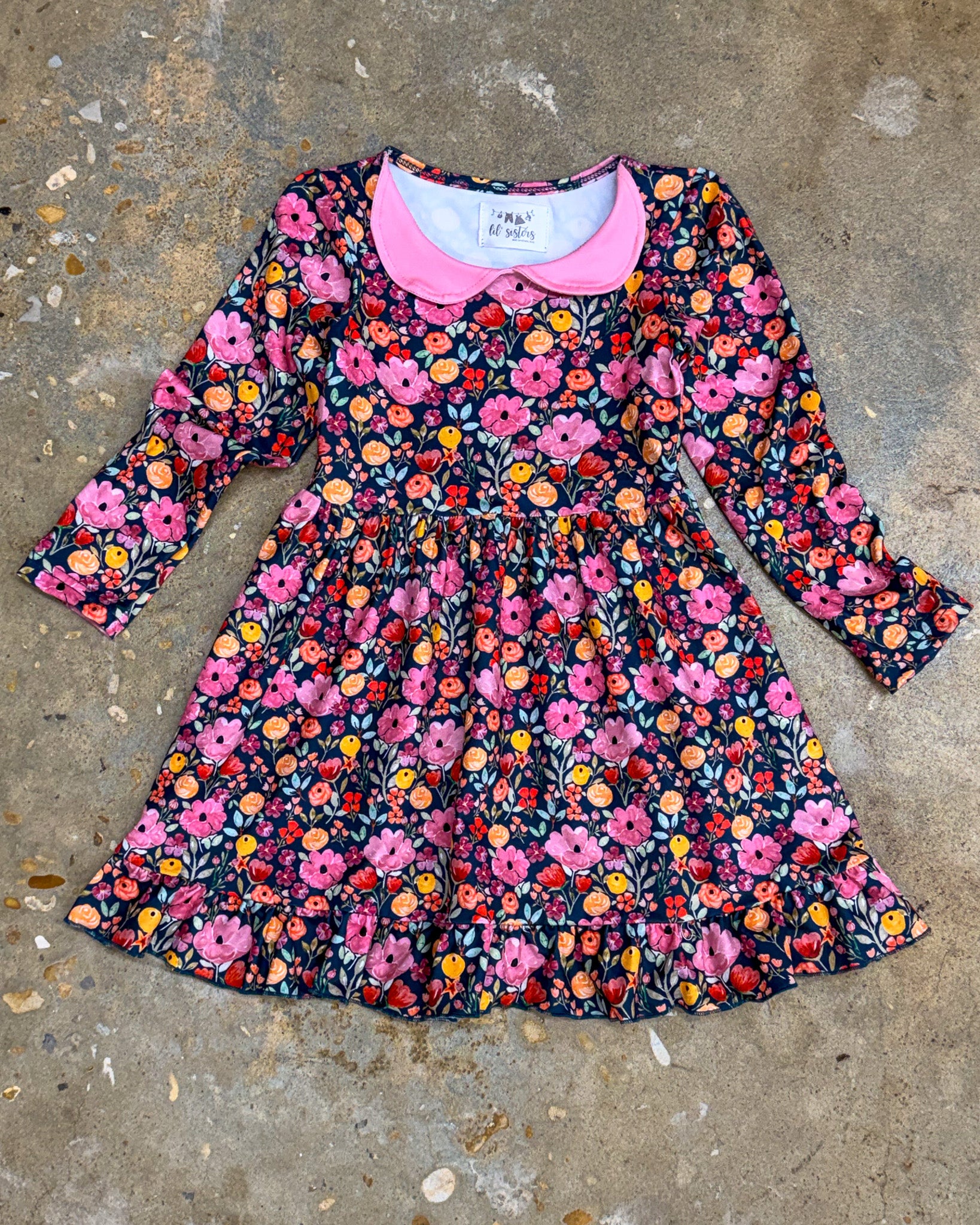 Boho Blossoms Collared Dress