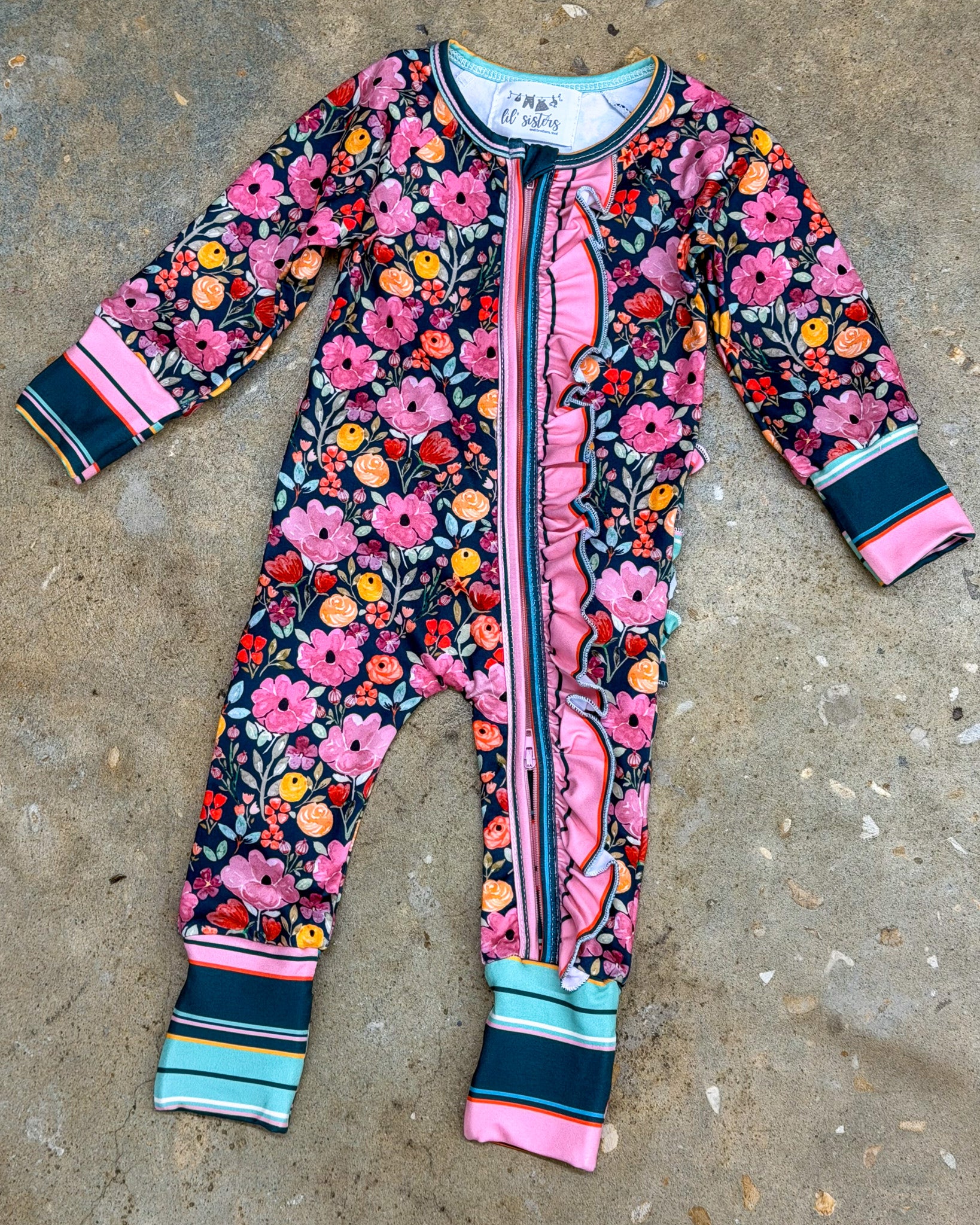 Boho Blossoms Ruffle Sleeper