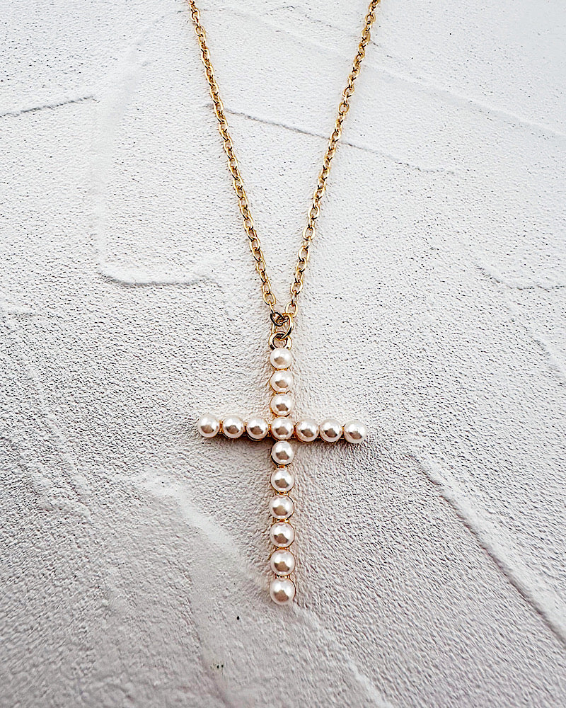 Patience Cross Necklace