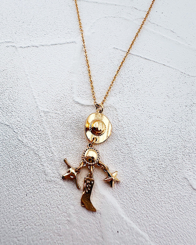 Cowgirl Cutie Charm Necklace