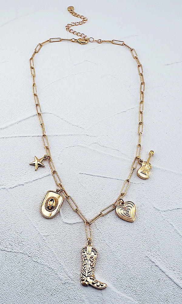 Gold Rush Charm Necklace