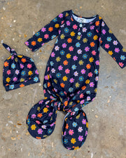 Daisy Lane Tie Gown Set