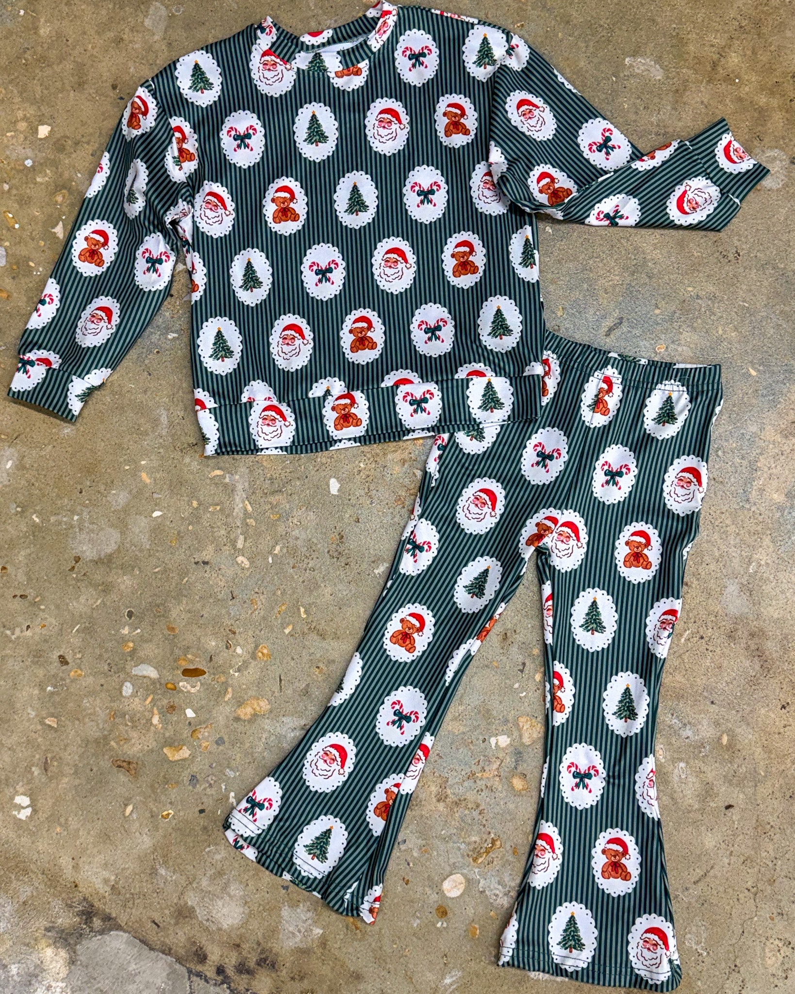 A Magical Christmas Flare Pants Set