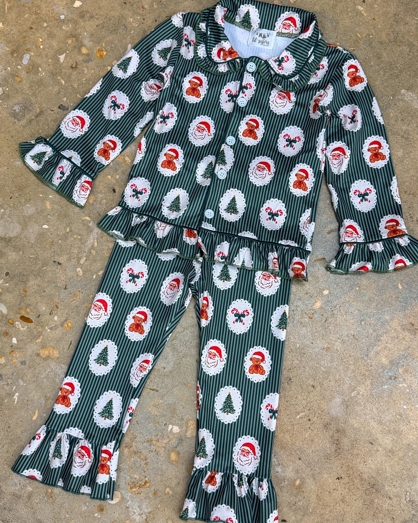 A Magical Christmas Ruffle PJ Set