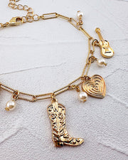 Gold Rush Charm Bracelet