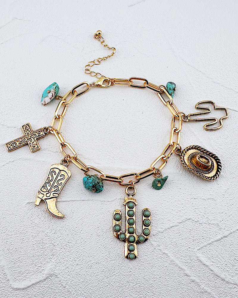 Wild West Charm Bracelet