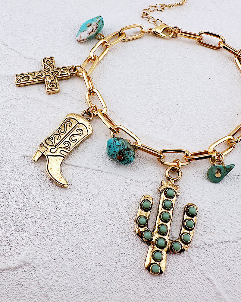 Wild West Charm Bracelet