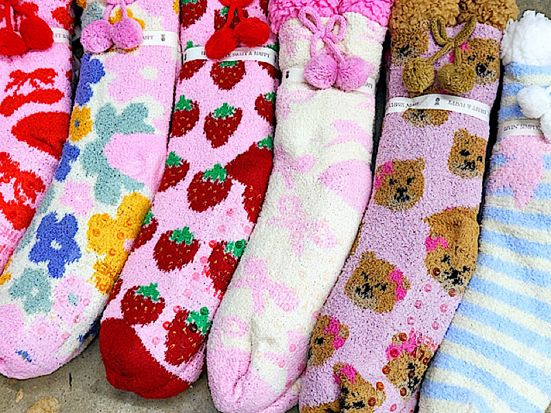 Patterned Camp Socks
