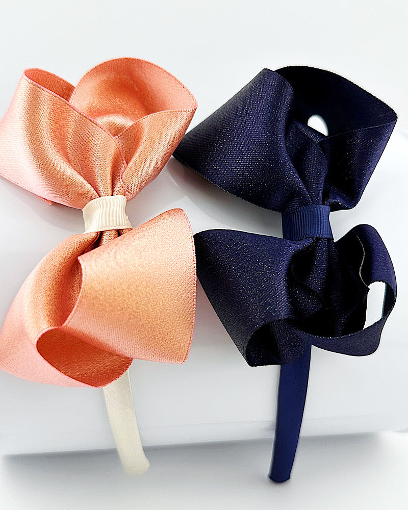 Sara Shimmer Bow Headband