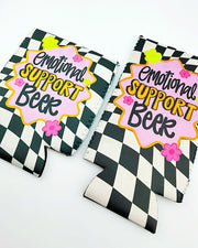 Emotional Support Beer Can Cover