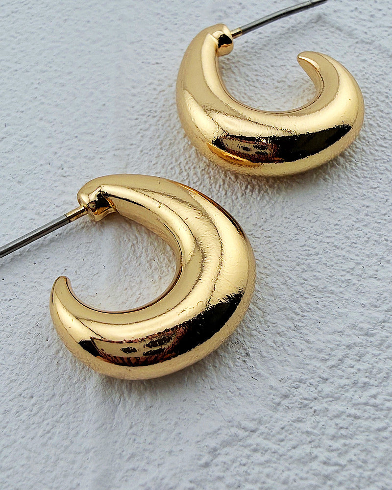 Cosmic Gold Hoops