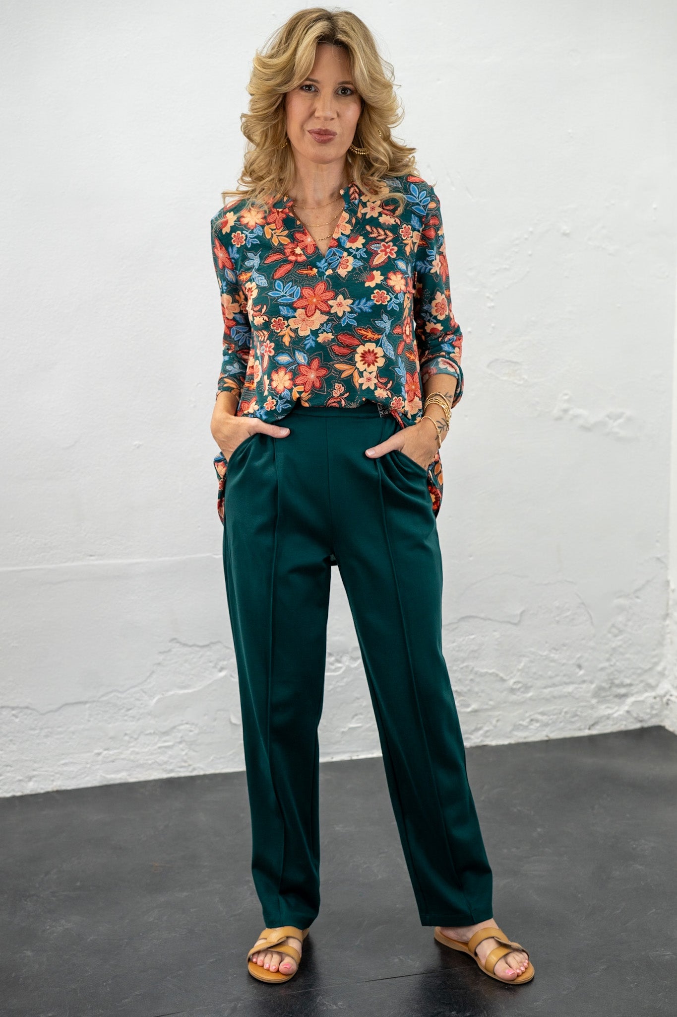 Go Everywhere Hunter Green Pants