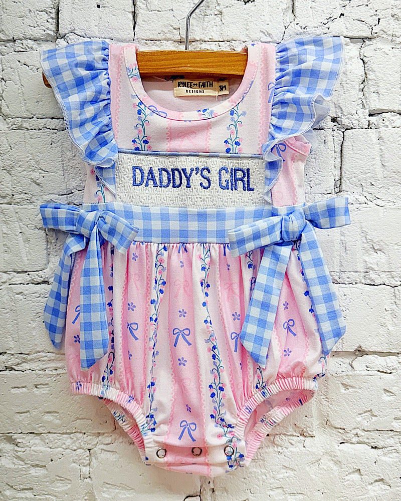 DADDY'S GIRL Embroidered Onesie