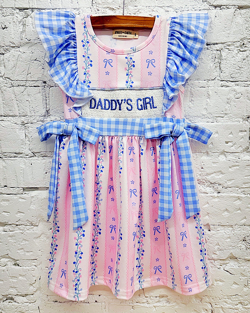 DADDY'S GIRL Embroidered Dress