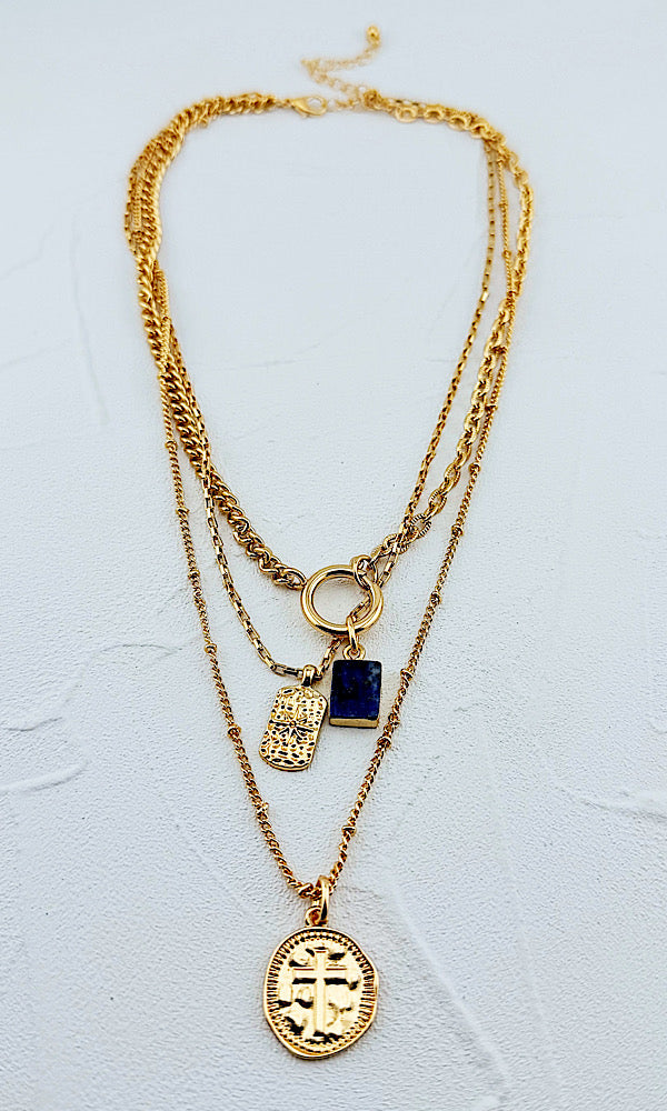 Catalina Cross Necklace