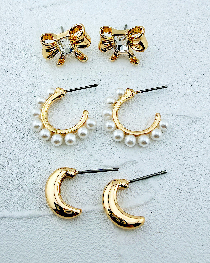 Mia Earring Trio