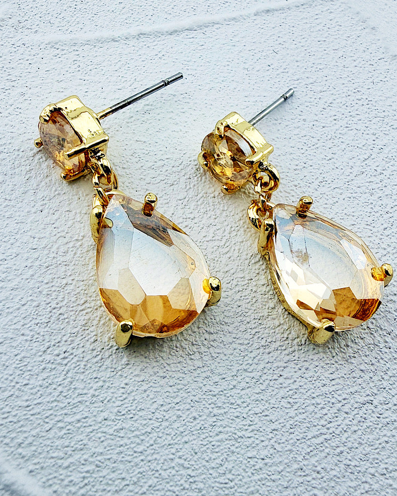 Mini Veronica Topaz Earrings