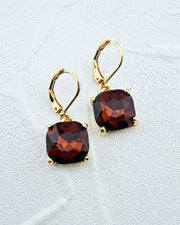 Celine Smoked Topaz Earrings