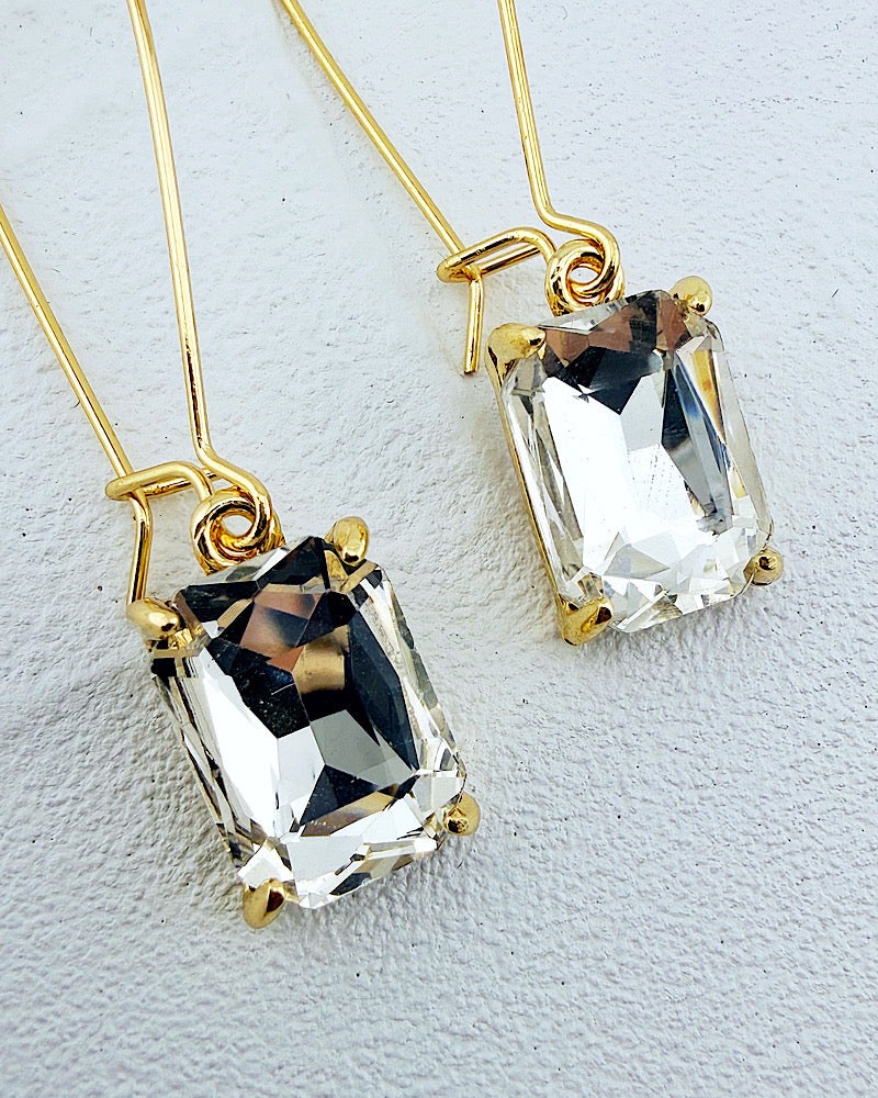 Brittany Clear Midi Earrings