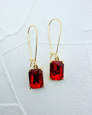 Brittany Ruby Midi Earrings