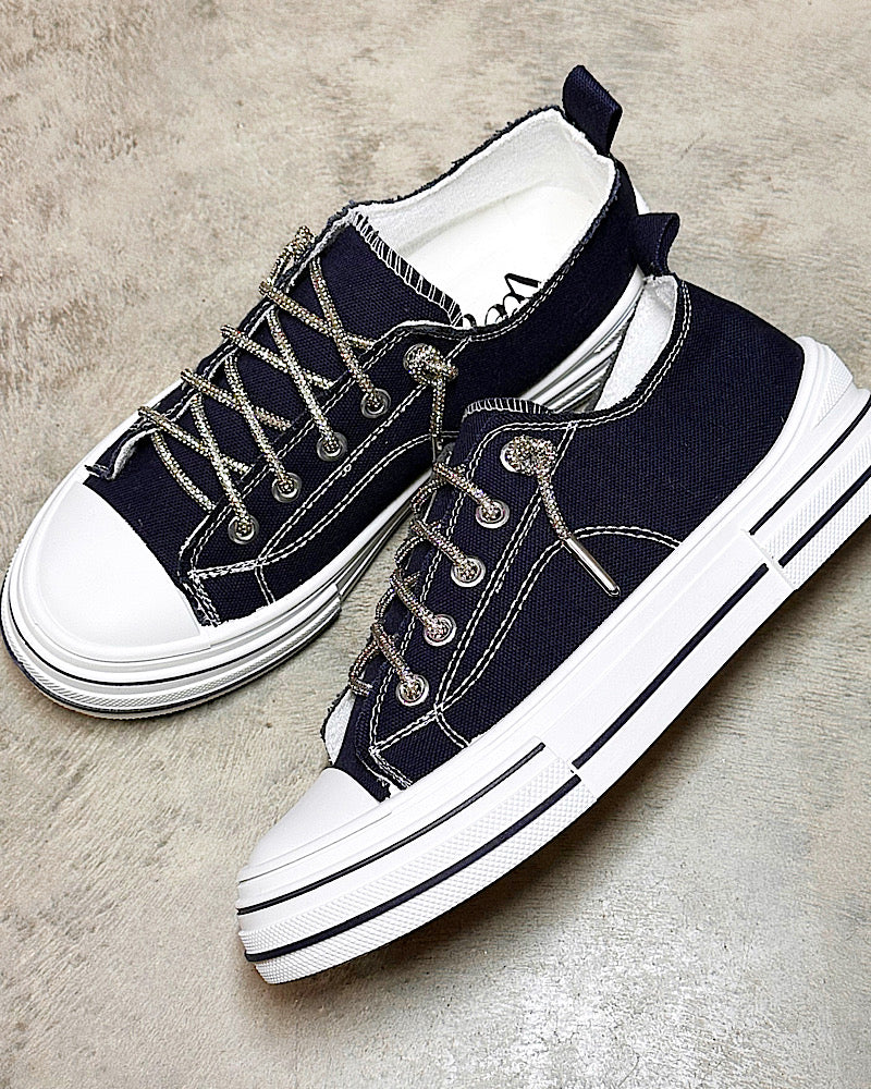 Amanda Navy Sneakers