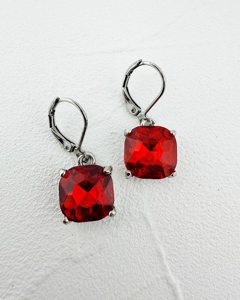 Celine Ruby Earrings