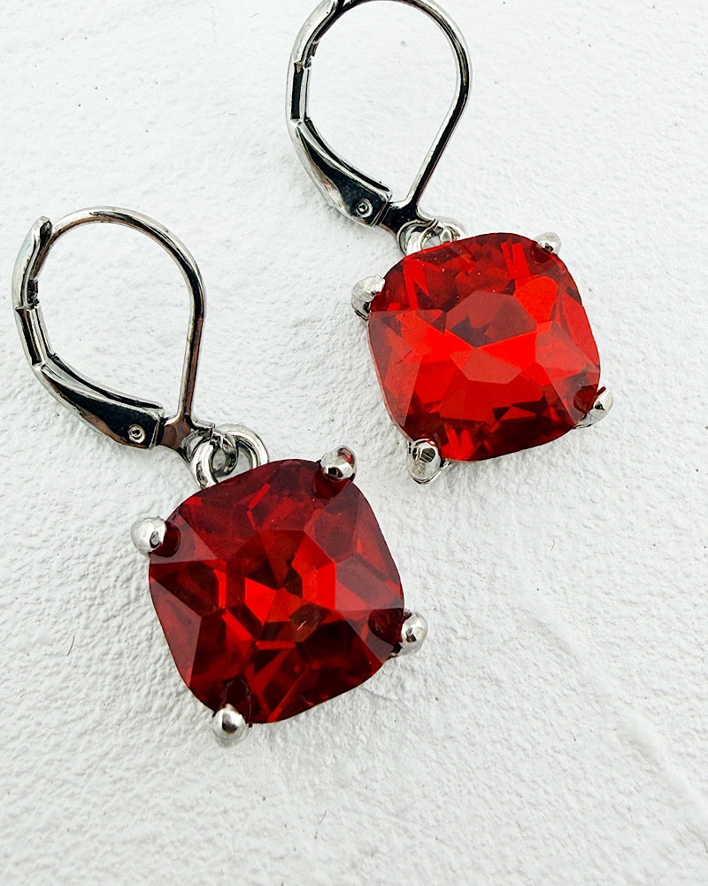 Celine Ruby Earrings