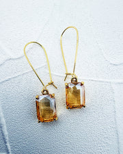 Brittany Topaz Midi Earrings
