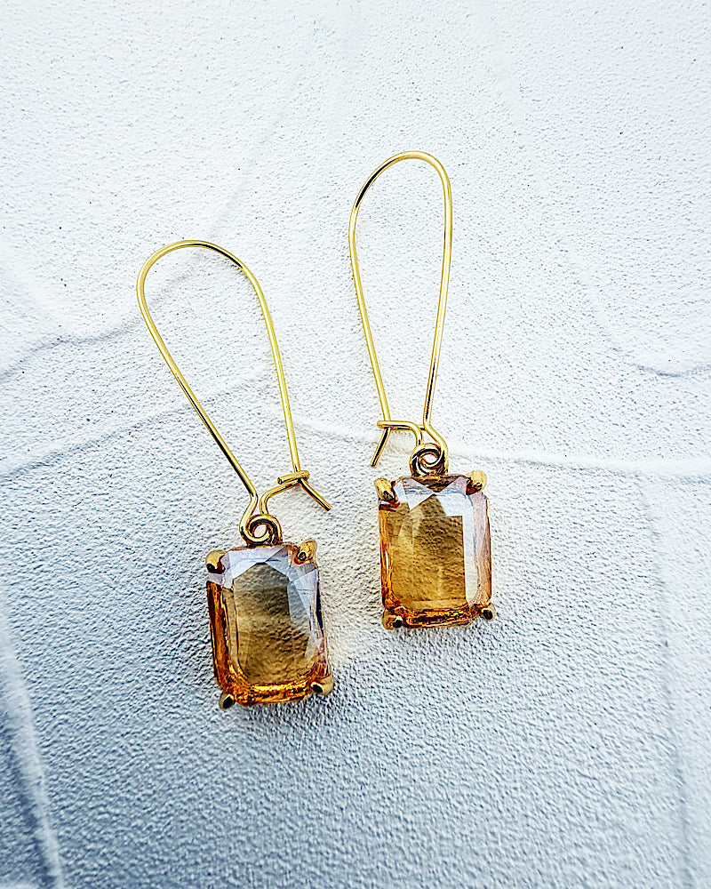 Brittany Topaz Midi Earrings