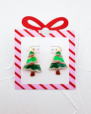 Warm Wishes Tree Earrings