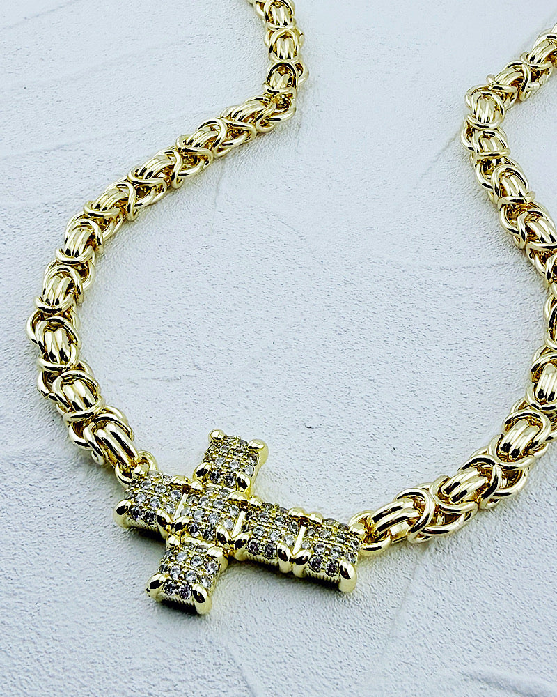 Main Character Cross Necklace
