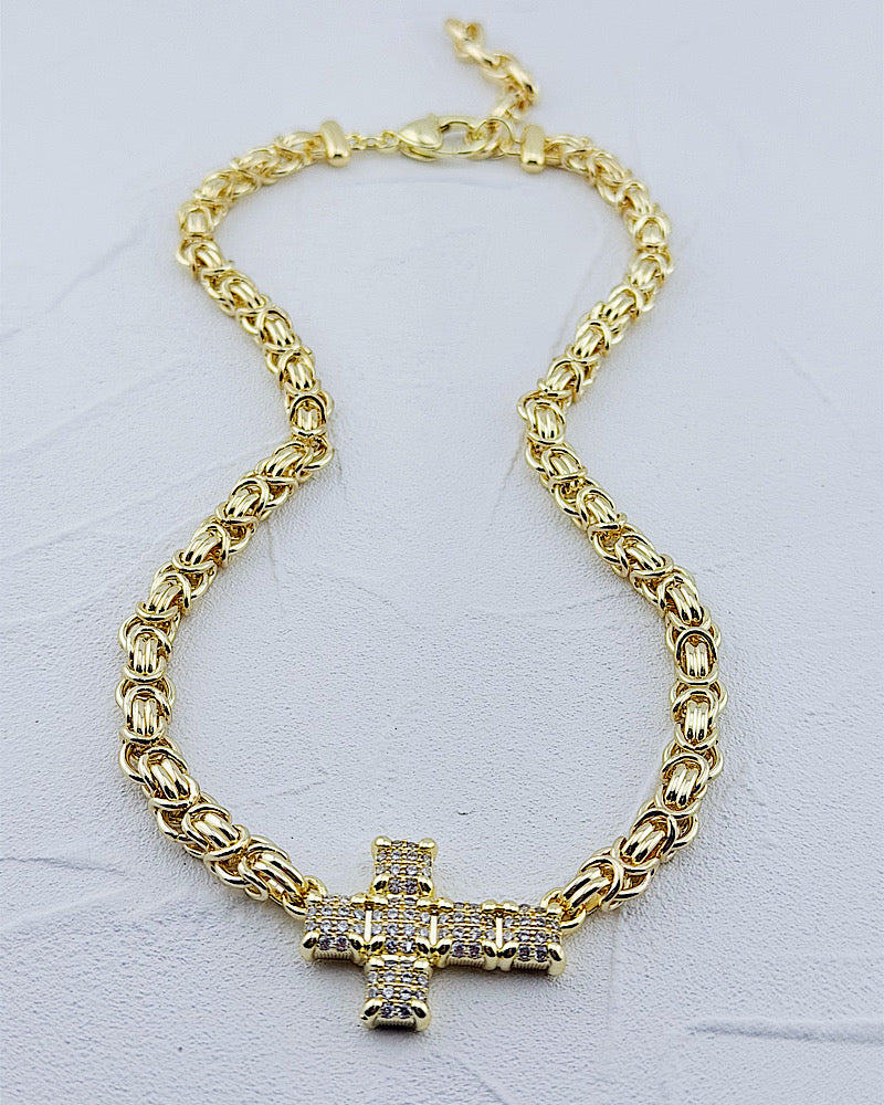 Main Character Cross Necklace