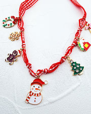 Christmas Crew Charm Necklace