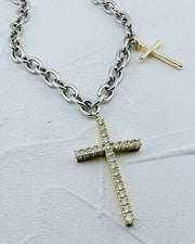 Boss Babe Cross Necklace