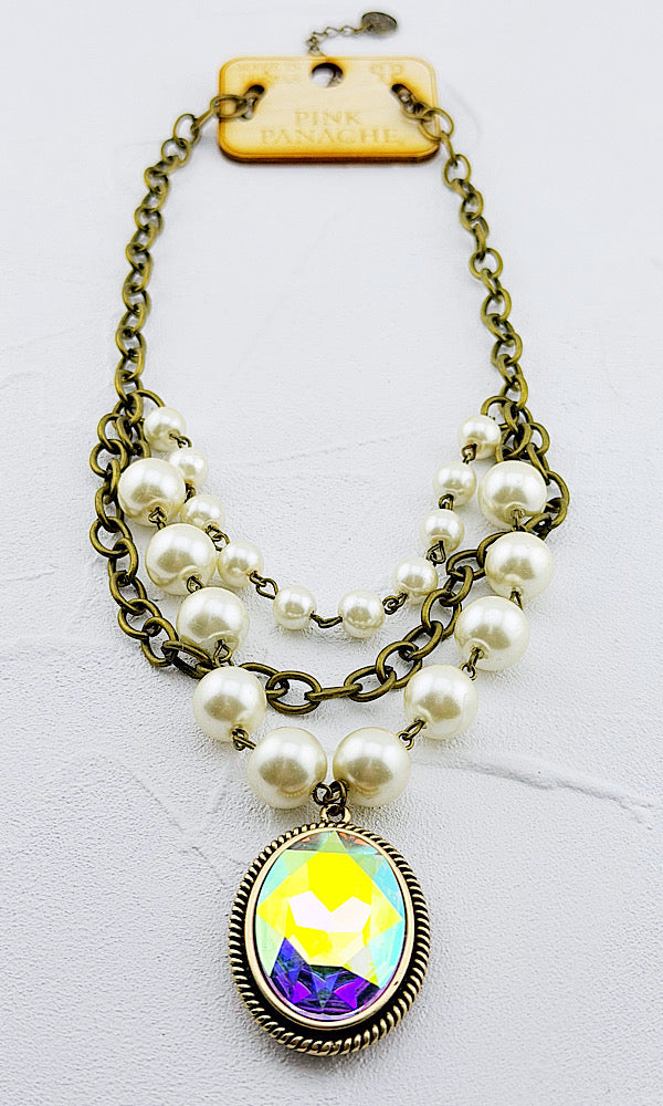 Jolene Chunky Pearl Necklace