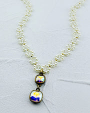 Kamille Pearl Flower Necklace