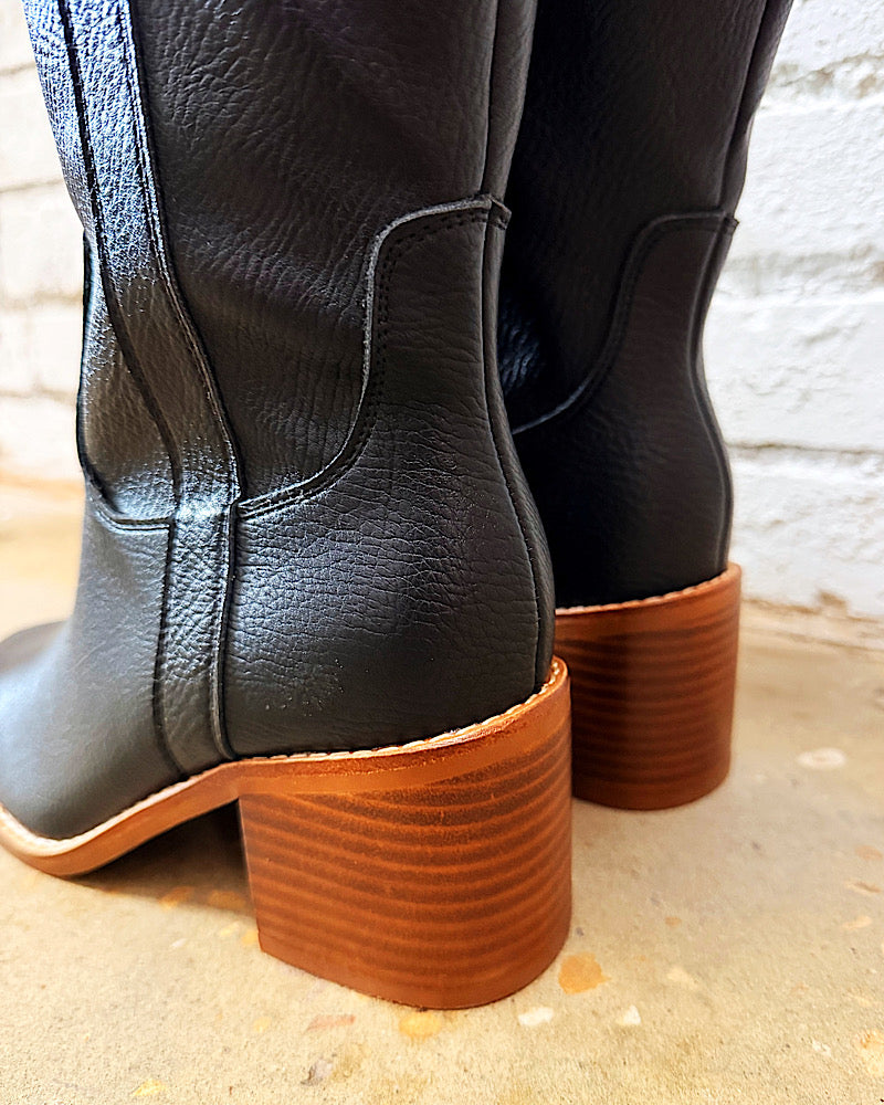 Harriet Black Riding Boots