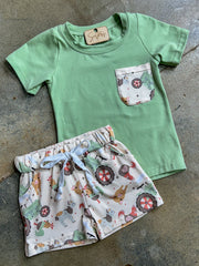 Barnyard Fun Short Set
