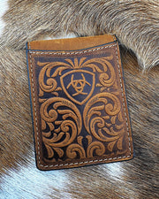 Ariat Scroll Bi-Fold Money Clip
