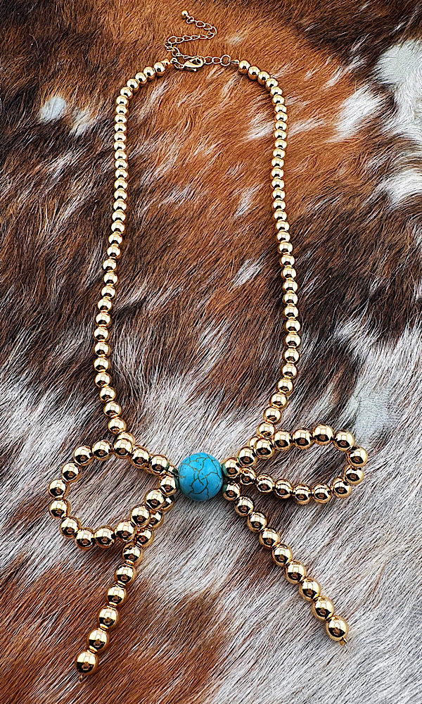 Goldie Bow Necklace