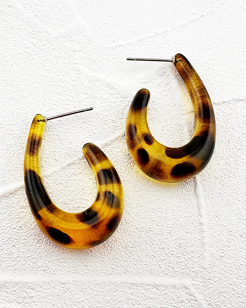 Trina Tortoise Hoops