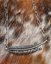 Cody Feather Necklace